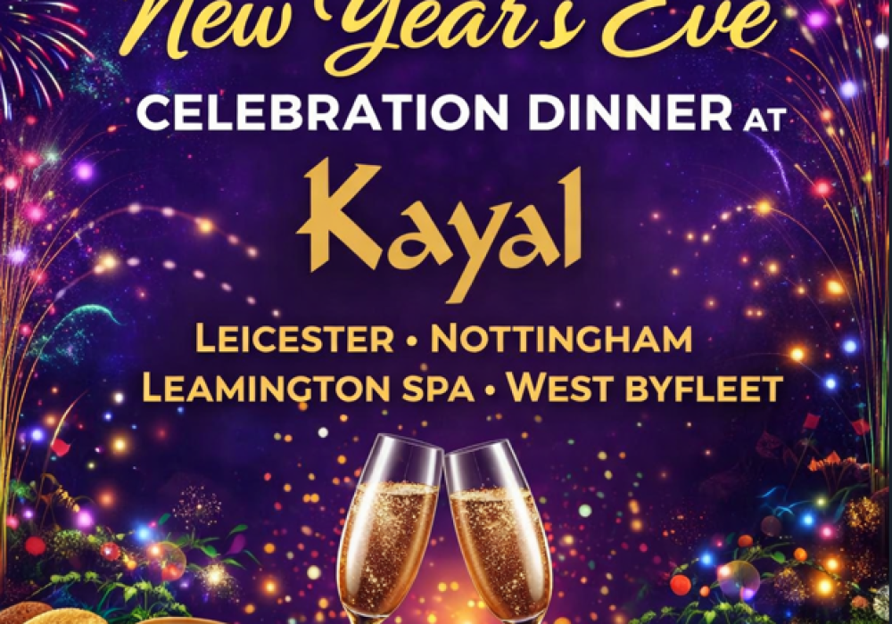 New Year’s Eve Celebration Dinner at Kayal | Best Indian & South Indian Restaurant for Holiday Dining in UK