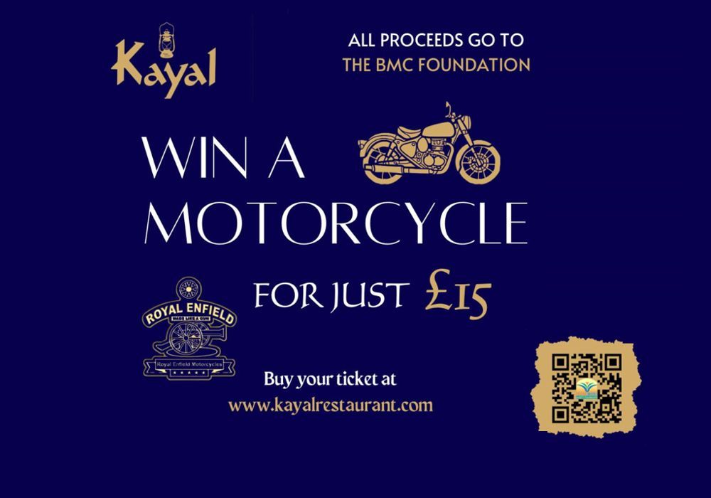 Win a Royal Enfield! With Kayal & BMC Foundation