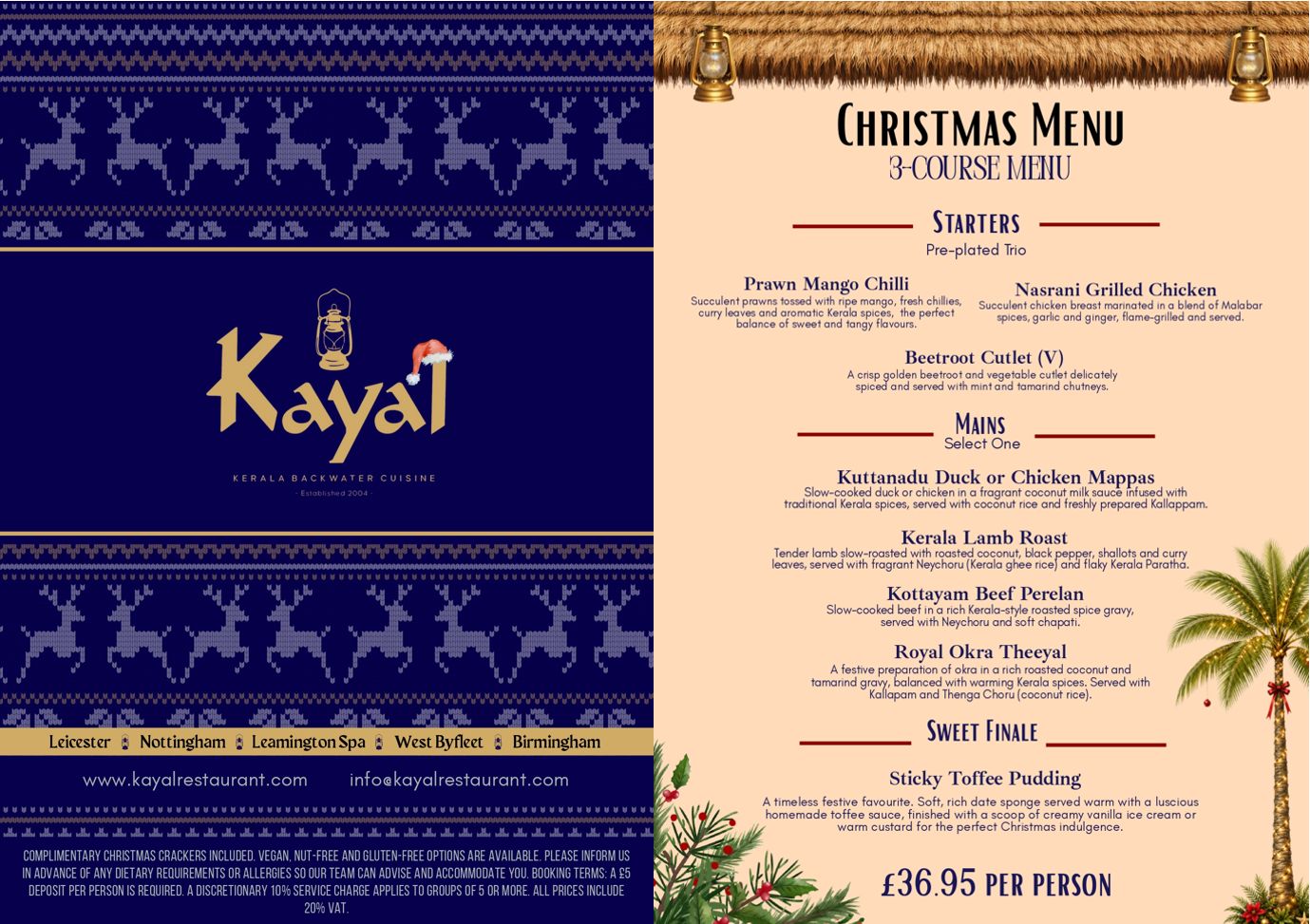 Best Restaurant in UK - Kayal